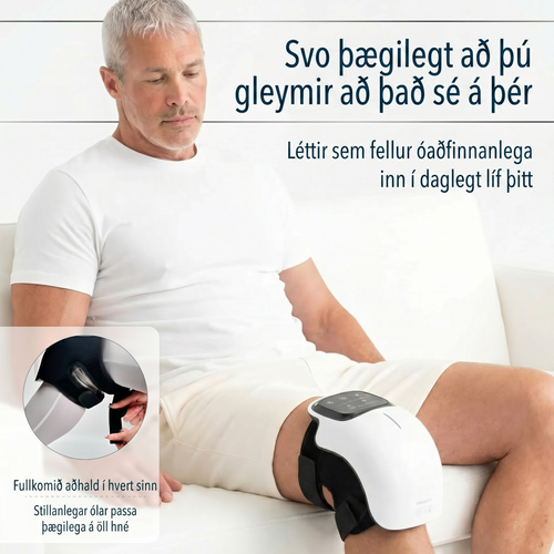 Hné Nuddtæki með Rauðuljósi