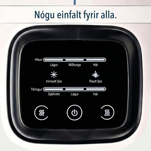 Hné Nuddtæki með Rauðuljósi